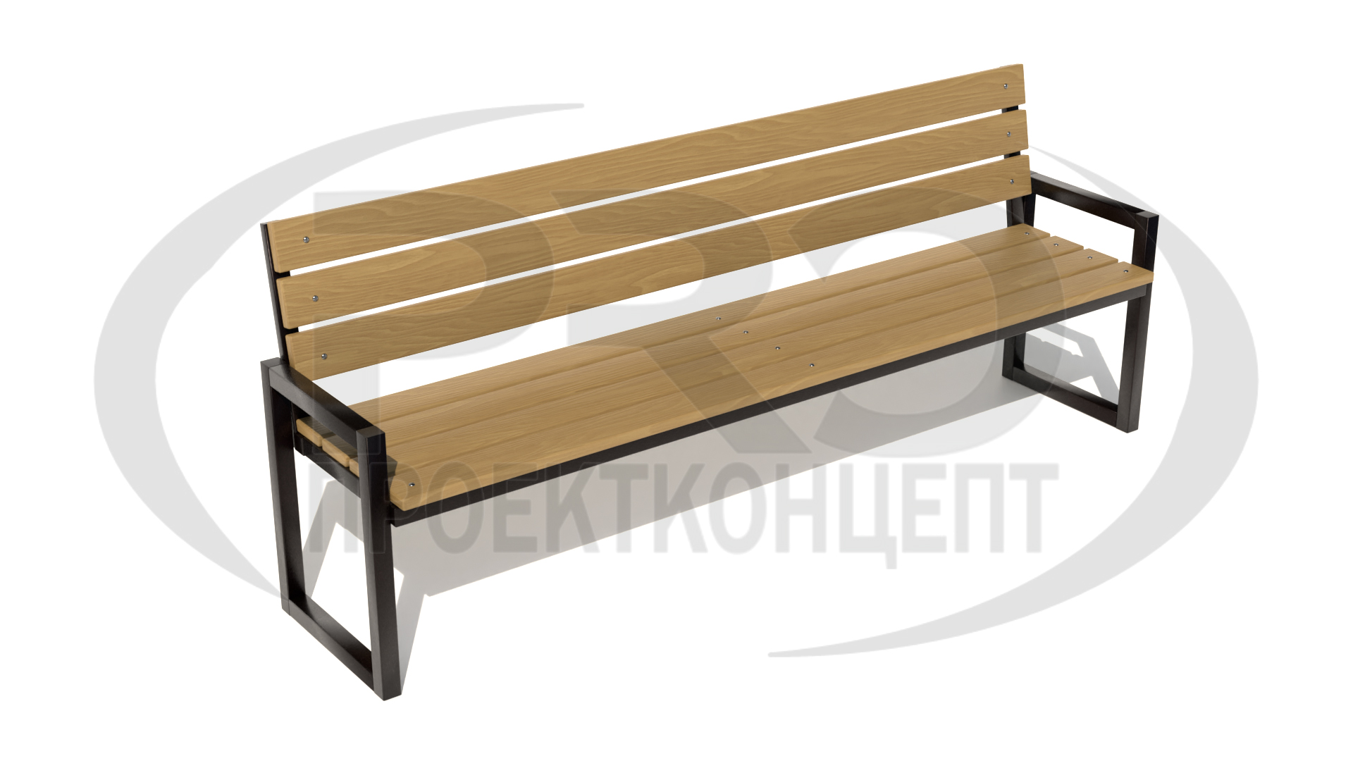sk_038-1 СК-038 Скамейка со спинкой — изображение 1